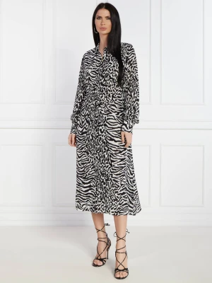 Karl Lagerfeld Sukienka z paskiem animal print