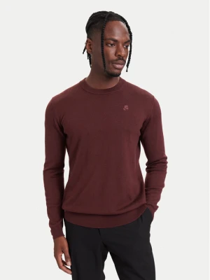 KARL LAGERFELD Sweter 655000 564399 Bordowy Regular Fit