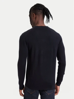 KARL LAGERFELD Sweter 655000 564399 Granatowy Regular Fit