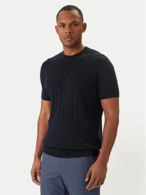 KARL LAGERFELD Sweter 655006 562301 Granatowy Slim Fit
