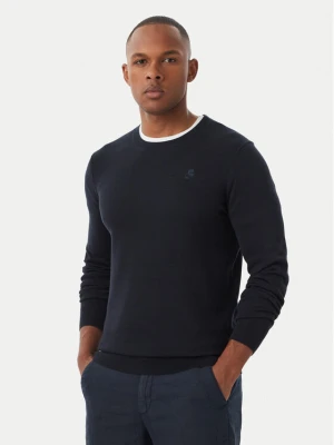 KARL LAGERFELD Sweter 655008 561398 Granatowy Regular Fit