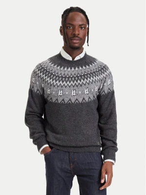 KARL LAGERFELD Sweter 655026 564308 Szary ciemny Regular Fit