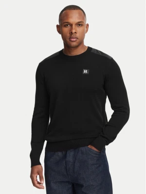 KARL LAGERFELD Sweter 655029 561398 Czarny Slim Fit