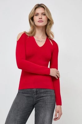 Karl Lagerfeld sweter damski kolor czerwony