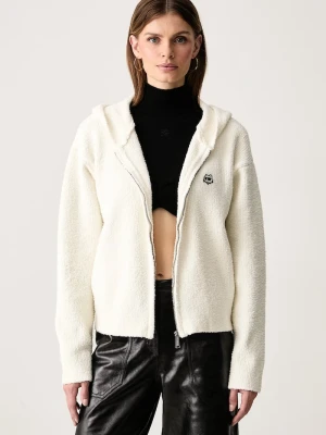 Karl Lagerfeld sweter damski z wiskozą KL STUDIO czarny