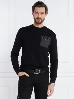 Karl Lagerfeld Sweter | Regular Fit | z dodatkiem wełny