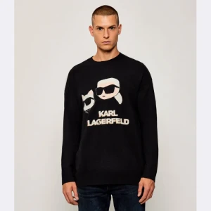 Karl Lagerfeld Sweter | Relaxed fit | z dodatkiem wełny