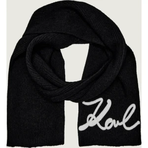 Karl Lagerfeld Szal K/signature | z dodatkiem wełny