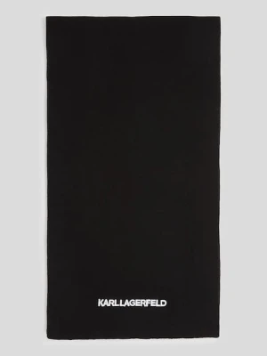 Karl Lagerfeld szalik damski kolor czarny A3W33144