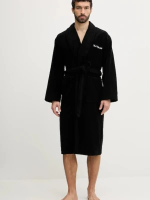 Karl Lagerfeld szlafrok HOTEL KARL kolor czarny B1M45016