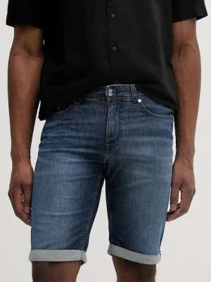 Karl Lagerfeld szorty jeansowe męskie kolor granatowy 552833.265820