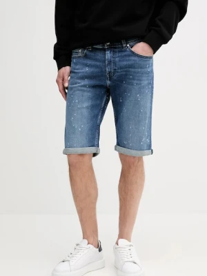 Karl Lagerfeld szorty jeansowe męskie kolor niebieski 552832.265820