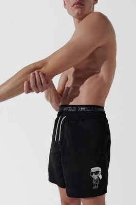 Karl Lagerfeld szorty kąpielowe kolor czarny