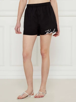 Karl Lagerfeld Szorty | Regular Fit czarny
