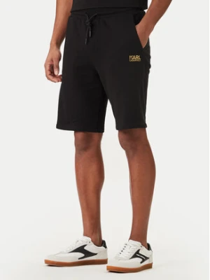 KARL LAGERFELD Szorty sportowe 705783 562917 Czarny Regular Fit