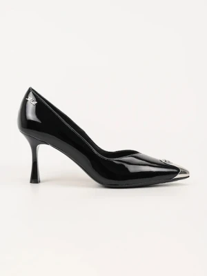 Karl Lagerfeld szpilki skórzane SIENNA kolor czarny KL32709