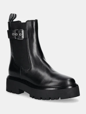 Karl Lagerfeld sztyblety skórzane BURLY BIKER