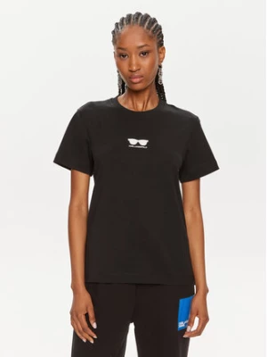 KARL LAGERFELD T-Shirt 245W1717 Czarny Regular Fit