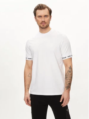 KARL LAGERFELD T-Shirt 755023 542221 Biały Regular Fit