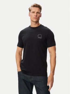 KARL LAGERFELD T-Shirt 755026 563224 Granatowy Regular Fit