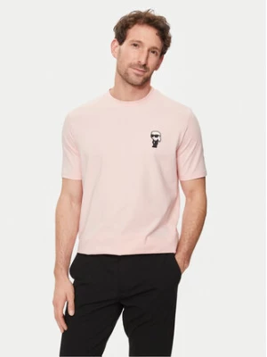 KARL LAGERFELD T-Shirt 755027 542221 Różowy Regular Fit