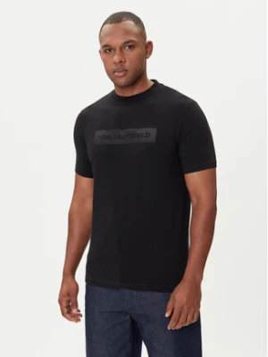 KARL LAGERFELD T-Shirt 755035 554221 Czarny Regular Fit