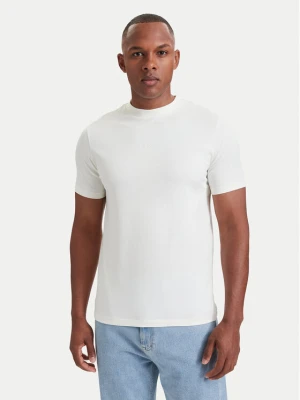 KARL LAGERFELD T-Shirt 755040 564235 Kremowy Regular Fit