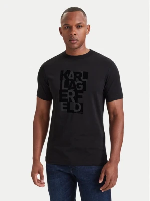 KARL LAGERFELD T-Shirt 755042 564235 Czarny Regular Fit