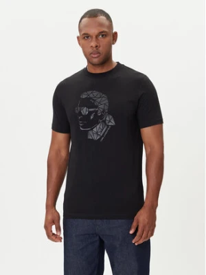 KARL LAGERFELD T-Shirt 755046 554225 Czarny Regular Fit
