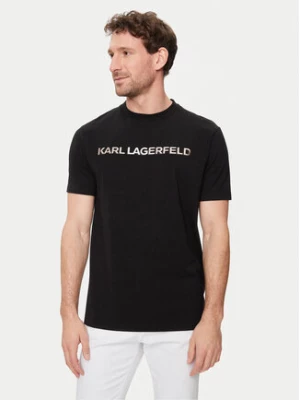 KARL LAGERFELD T-Shirt 755053 542221 Czarny Regular Fit