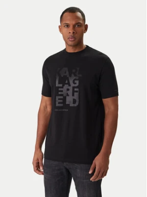 Zdjęcie produktu KARL LAGERFELD T-Shirt 755053 561221 Czarny Regular Fit