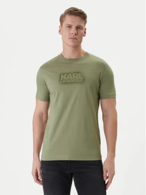 KARL LAGERFELD T-Shirt 755060 562242 Zielony Regular Fit