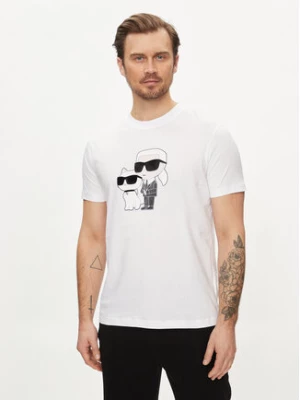KARL LAGERFELD T-Shirt 755061 542241 Biały Regular Fit