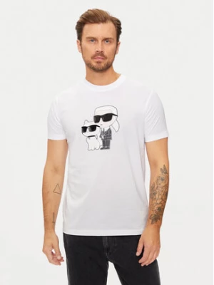 KARL LAGERFELD T-Shirt 755061 544241 Biały Regular Fit