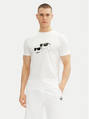 Zdjęcie produktu KARL LAGERFELD T-Shirt 755061 552241 Biały Regular Fit