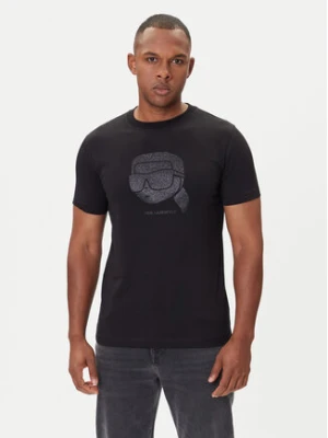 KARL LAGERFELD T-Shirt 755066 554242 Czarny Regular Fit