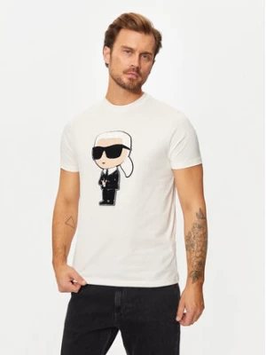 KARL LAGERFELD T-Shirt 755075 544250 Biały Regular Fit