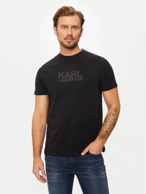 KARL LAGERFELD T-Shirt 755077 544252 Czarny Regular Fit