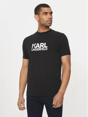 KARL LAGERFELD T-Shirt 755087 543235 Czarny Regular Fit
