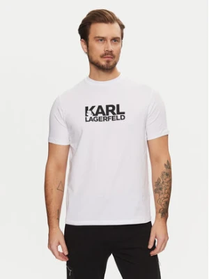 KARL LAGERFELD T-Shirt 755087 551235 Biały Regular Fit