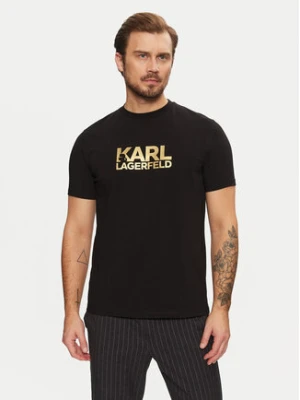 KARL LAGERFELD T-Shirt 755087 551235 Czarny Regular Fit