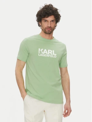 KARL LAGERFELD T-Shirt 755087 552235 Zielony Regular Fit