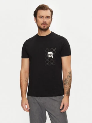 KARL LAGERFELD T-Shirt 755095 551251 Czarny Regular Fit