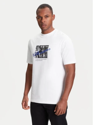 Zdjęcie produktu KARL LAGERFELD T-Shirt 755143 553225 Biały Regular Fit