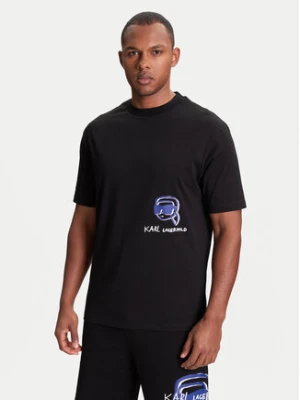 KARL LAGERFELD T-Shirt 755144 553225 Czarny Regular Fit