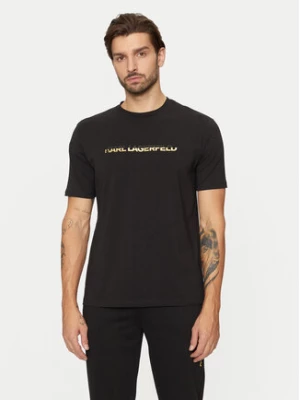 KARL LAGERFELD T-Shirt 755462 551235 Czarny Regular Fit