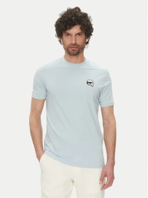KARL LAGERFELD T-Shirt 755710 552224 Błękitny Regular Fit