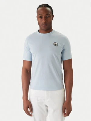 KARL LAGERFELD T-Shirt 755710 561224 Błękitny Regular Fit