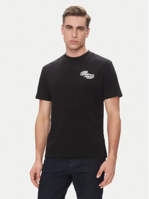 KARL LAGERFELD T-Shirt A2M17040 Czarny Regular Fit
