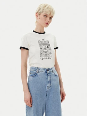 Zdjęcie produktu KARL LAGERFELD T-Shirt A2W17087 Écru Regular Fit